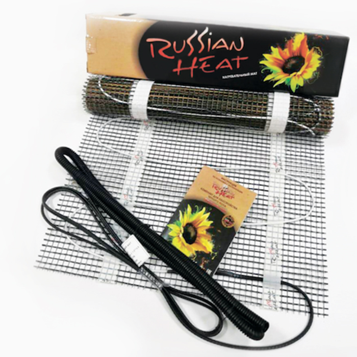 Нагревательный мини-мат двухжильный Russian Heat (8 кв.м.)